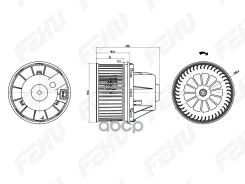 ����������������� ��������� ��� Ford Focus II (03-)/Mondeo IV (07-)/Volvo S40 (04-) FEHU ���. FFH1059 FFH1059 ����