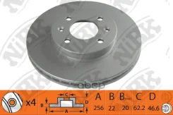 ���� ��������� hyundai accent iii (mc) accent iii ����� (mc) i20 i (pb, pbt) - kia rio ii (jb) rio i NiBK ���. RN1370 RN1370 ����