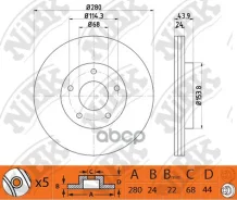 ��������� ���� (��������) Nissan JUKE (F15)/ Tiida (C13) F DB6114 NiBK ���. RN1426 RN1426 ����