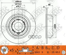 ���� ��������� ������ Honda Accord 2.4 08- D305�� RN1407 NiBK ���. RN1407 RN1407 ����