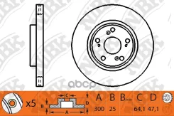 ���� ��������� �������� Honda CR-V II 16 05-06 D300�� RN1204 NiBK ���. RN1204 RN1204 ����