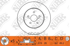 ���� ��������� ��������! Lexus RX 3.0-4.0, Toyota Harrier 2.4-3.5i 03 NiBK ���. RN1219 RN1219-NIBK RN1219 ����