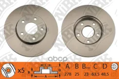 ���� ��������� ��������! Volvo S40/V50 1.8/2.4/2.5/2.0TD 04 NiBK ���. RN1213 RN1213-NIBK RN1213 ����