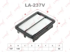 ������ ��������� Honda Jazz(GK) 1.3 15 / HR-V 1.5 15 ���� RU �-JP. ��50. �.05948/23 LYNXauto ���. LA237V LA237V ����