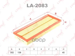 ������ ��������� LYNXauto ���. LA2083 LA2083 ����