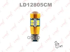 ����� ������������ LED W5W T10 12V W2,1x9,5d SMDx19 6200K CANbus LYNXauto ���. LD12805CM LD12805CM ����