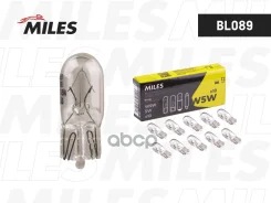 ����� ����������� T10 Miles (12V, W5W, W2.1x9.5d, 5W) Miles ���. BL089 BL089 ����