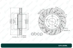 ���� ��������� ��������������� ������������� G-brake GFR-20791L ����� 4615A190, �5105513AA, �MN116330, �4615A115, �MN116329 G-Brake ���. GFR-20791L GF...