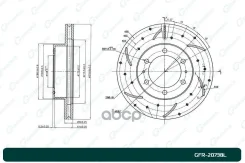 ���� ��������� ��������������� ������������� G-brake GFR-20738L ����� 435120K330, �4351235320, �4351204050, �4351204051, �4351235322, �4351204052, �43...