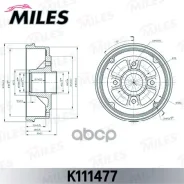 ������� ��������� (d180mm) Renault Logan/CLIO/Megane (TRW DB4245B) K111477 Miles ���. K111477 K111477 ����
