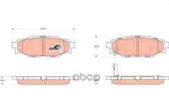 ������� ����. ���. /���. Subaru Legacy IV 2.0 09/03-/Outback 2.5 11/03- TRW ���. GDB3373 GDB3373 ����