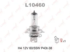 ����� H4 12V 60/55W P43T-38 LYNXauto H4 12V 60/55W P43T LYNXauto L10460 L10460 ����