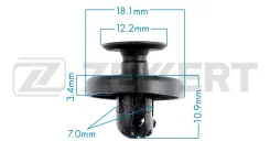 ������ �������� General Motors Subaru Toyota (�����. ���-�� ������ 10 ��) Zekkert ���. be-3495 BE3495 ����