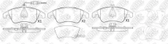 ��������� ������� Mercedes-BENZ C (W204)/ CLS(W218)/ E(W212) (TEV) F LP2099, BP6048 NiBK ���. PN0395W PN0395W ����