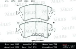 ������� ��������� �������� (����� Ceramic ����� PRO) Toyota Corolla (E12) 1.4/1.6/1.8/2.0 0002/02 (TRW GDB3288) E500112 Miles ���. E500112 E500112 ���...
