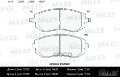 ������� ��������� �������� (����� Ceramic ����� PRO) Subaru Forester 01-/Impreza 01-/Legacy 98- (TRW GDB3328) E500220 Miles ���. E500220 E500220 ����