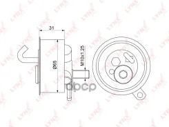 ����� �������� ����� ��� Toyota Nadia 2.0 98-03 / Vista 2.0 98-03 PB-1326 LYNXauto ���. PB1326 PB1326 ����