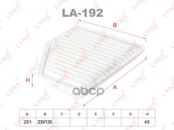 ������ ��������� Toyota Crown GRS18#, MARK X GRX12#, Lexus SC430, GS300,400,430 LYNXauto ���. LA192 LA192 ����