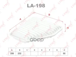 ������ ��������� Toyota Vinguard 33(07-), Blade 15# 0,22 LYNXauto ���. LA198 LA198 ����