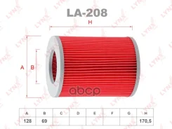 ������ ��������� Nissan Caravan (E23/E24) 1.8-2.4 81-97 / Serena (C23) 2.0 91-01 / Vanette (C22/C23) 1.2-2.4 82-01 0,364 LYNXauto ���. LA208 LA208 ���...
