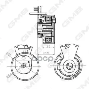 ����� �������� 104-17, Citroen C3, Peugeot 206,307 1.4 96- 082990 GMB ���. GTB0110 GTB0110 ����