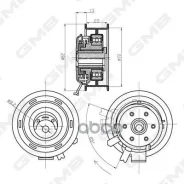 �������� ����� ��� /� ����� GMB ��� Audi A3 A4 2003-2012; 72*29*8,2; GTB0150; (TG-06A109479) 1987949813 V55443 ATB2088 � ����� / 72298,2 / AU A3 (8PA...