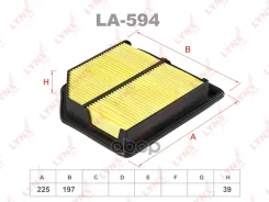 ������ ��������� Honda Civic 06-, Stream RN6, RN7, RN8, RN9 0,34 LYNXauto ���. LA594 LA594 ����