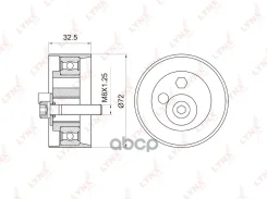 ����� �������� ����� ��� AUDI A4/A6 2.4/2.8 96- / VW Passat 2.8 96- / �1 LYNXauto ���. PB1010 PB1010 ����