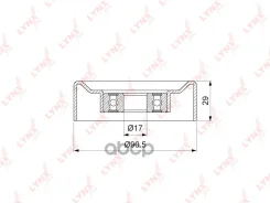 ����� �������� ���������� ����� Toyota 2UZ-FE LAND Cruiser UZJ100/UZJ200 98-07- / Lexus GX470 02-09 / LX470 02-07 / ALT / D=90 �� PB-5370 LYNXauto ���...