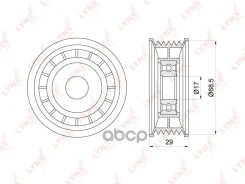 ����� �������� ���������� ����� FORD Focus II 1.8/2.0 05- / Mazda 5 (CR_/CW_) 1.8/2.0 05- / Volvo S40 II 1.8/2.0 04- LYNXauto ���. PB5227 PB5227 ����