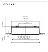 ���� ��������� ������ Toyota Land Cruiser Prado (J15) 09-, 4 Runner V 09-10 / Lexus GX 10- Allied Nippon ���. ADC80103V ADC80103V ����
