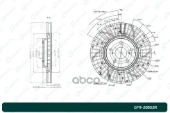 ���� ��������� ��������������� ������������� G-brake GFR-20952R ������ G-Brake ���. GFR-20952R GFR20952R ����