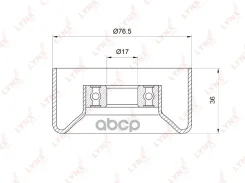 ����� �������� ���������� ����� Honda Accord VIII 2.4 08 PB-5005 LYNXauto ���. PB5005 PB5005 ����