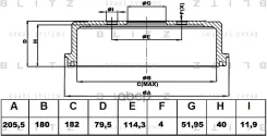 ������� ��������� | ��� | Daewoo Matiz 98-Chevrolet Spark 98- BT0128 Blitz ���. BT0128 BT0128 ����