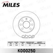 ���� ��������� �������� D236��. OPEL Astra 91-02/Corsa 82-00/Kadett 79-92/Vectra 88-95 (TRW DF1608) K000250 Miles ���. K000250 K000250 ����