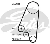 ������ ���! 111x170 Opel Astra/Kadett/Vectra1.4/1.6 91 Gates 5310XS, Bedford Astra VAN ������/��������� Bedford Astramax ���������� / ������������ Che...