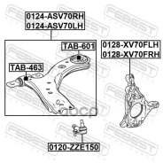 ����� �������� ������ ������ Toyota Camry 70 2017- 0124ASV70RH 0124ASV70RH ����