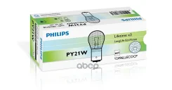 ����� ����������� ���������� PY21W BAU15s Long Life Eco Vision 12V 21W ������ 10 �� (���� �� �����) Philips ���. 12496Llecocp 12496LLECOCP ����