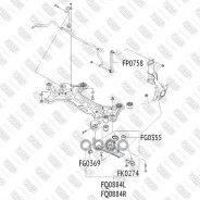 ����� �������� Chevrolet Aveo 05-/Daewoo Kalos 02- FQ0884R FQ0884R ����