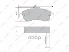������� ��������� �������� | ����� | Honda CR-V 2.0-2.4 06, Front BD-3418 LYNXauto ���. BD3418 BD3418 ����