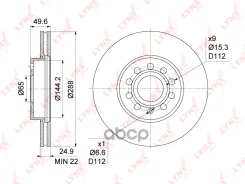 ���� ��������� ������������� (288x25) | ����� | Audi A3(8P/V) 1.2T-3.2 03-/ Skoda Octavia(1Z/5E) 1.2T-2.0D 04- / Superb(3T) 1.4T-2.0D 07-15 / Yeti 1.2...