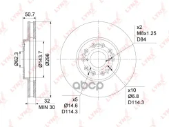 ���� ��������� ������������� (296x32) | ����� | Lexus GS300-430 93-04 / IS200-300 99-05 / LS400-430 -06/ Toyota Altezza 2.0 99-05 / Aristo 3.0 97-04 9...