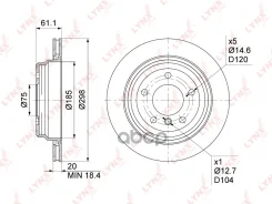 ���� ��������� ������������� (298x20) | ��� | LYNXauto ���. BN1010 BN1010 ����