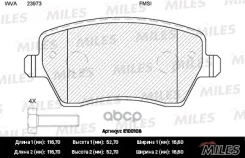 ������� ��������� �������� (��� ������� + �����) (����� Semi-Metalli�) Nissan Micra 03/Renault CLIO 05�������� (TRW GDB3332) E100108 Miles ���. E10010...