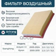 ������ ��������� Ssang YONG Actyon 05-, Kyron 05-, Rodius 05- Arirang ���. ARG321510 ARG32-1510 Arirang ARG321510 ����