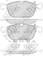 ��������� ������� Volvo XC60 I 08-17/ XC90 I 08-14 F LP2140, BP6169 NiBK ���. PN0571 PN0571 ����