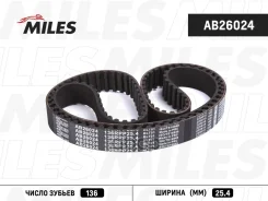 ������ ��� (�������� HNBR) 136RPP25.4 (Gates 5468XS) AB26024 Miles ���. AB26024 AB26024 ����