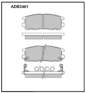 ������� ��������� ������ Opel Frontera A 92- / Isuzu Trooper 83-91 / Haval H3 09- H5 10-14 Safe Allied Nippon ���. adb3461 ADB3461 ����