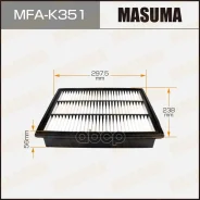 ������ ���������! Ssangyong Rodius 2.0XDI 13 Masuma MFAK351 Masuma ���. MFA-K351 MFAK351 ����