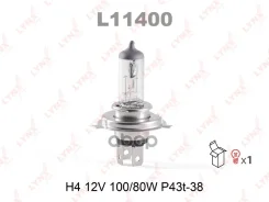 ����� ����������� H4 12V 100/80W P43T-38 L11400 LYNXauto ���. L11400 L11400 ����